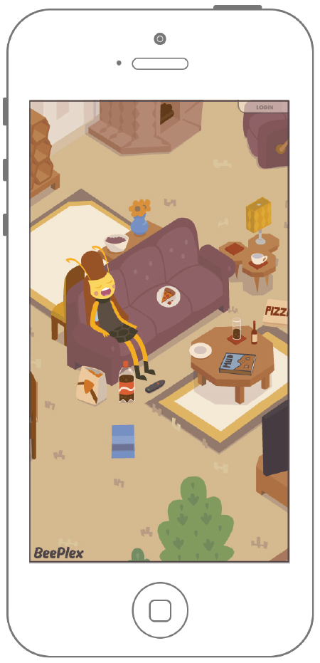 Beeplex Phone Screen